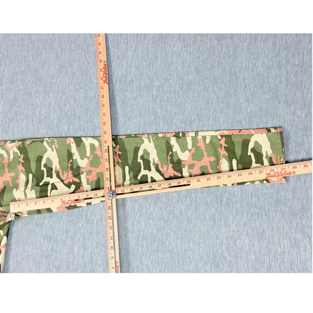 Levis 721 High Rise Skinny Jeans Womens 28 Pink Green Camo Camouflage Denim - Picture 7 of 15